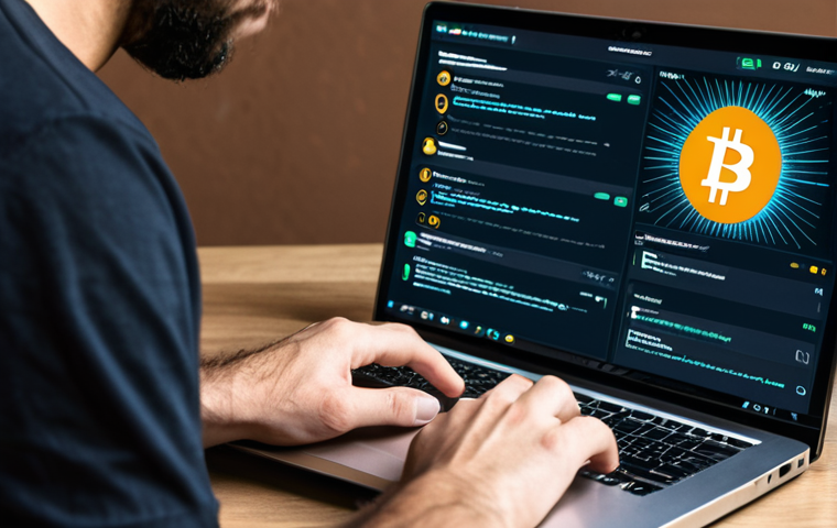 **

A determined individual meticulously checking security settings on a cryptocurrency exchange account on a laptop. Focus on 2FA activation, strong password creation, and cautious review of an email that might be a phishing attempt.

**
