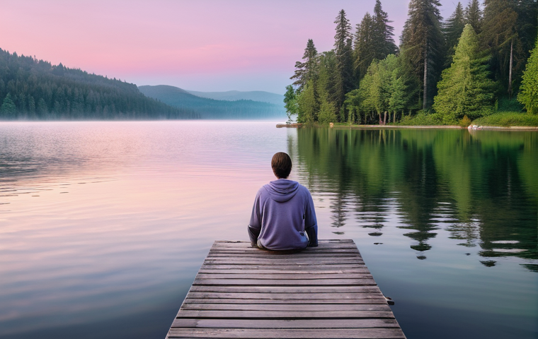 암호화폐 보안 정보의 신뢰성 확인하기 - **Prompt 1: Serene Lakeside Morning**
    A tranquil and picturesque lakeside scene at early sunrise...