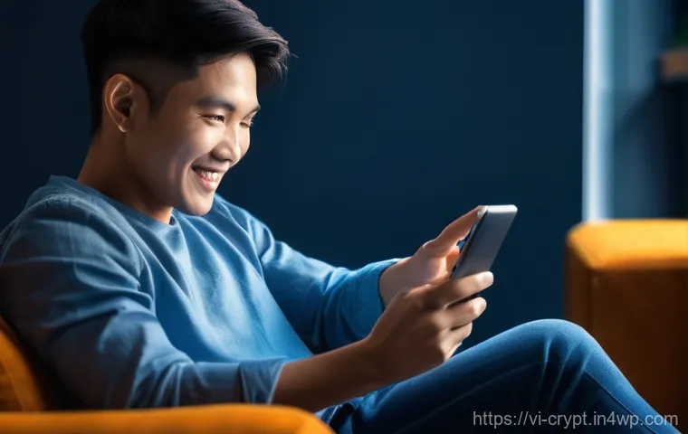 핫 월렛과 콜드 월렛의 차이점 및 보안성 - **Prompt:** A young Vietnamese person, dressed in modern, casual clothing (e.g., jeans and a t-shirt...