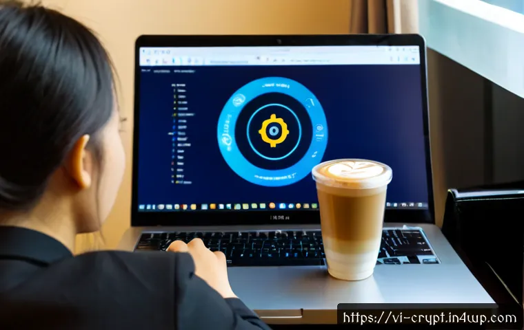 Home 17 보안성 높은 암호화폐 플랫폼 찾기 - Photorealistic Vietnamese young professional reviewing a cryptocurrency platform on a blank-screen l...
